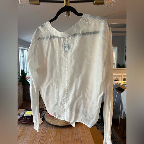 Rails - Tie Front White Button up blouse - Picture 7 of 9